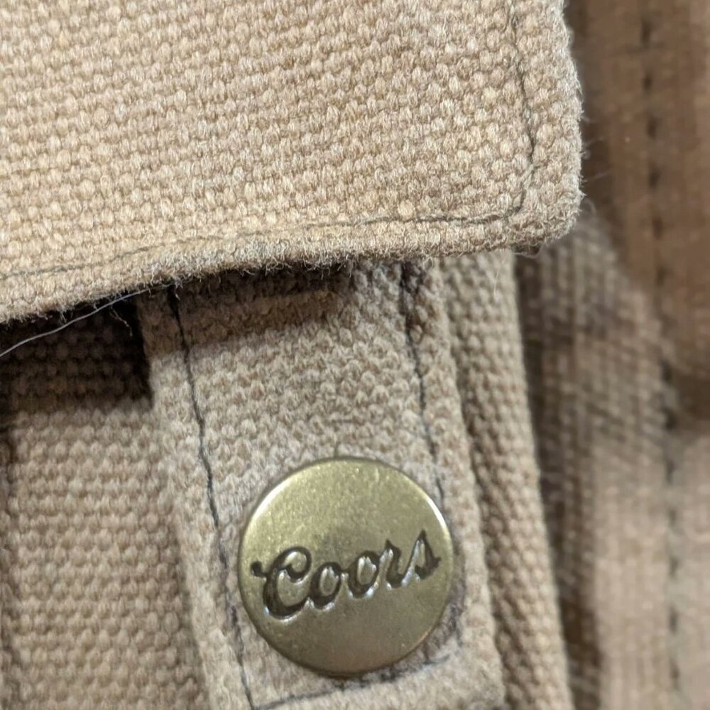 Coors Banquet Promo Backpack Multiple Pockets And Button Up - Picture 6 of 14